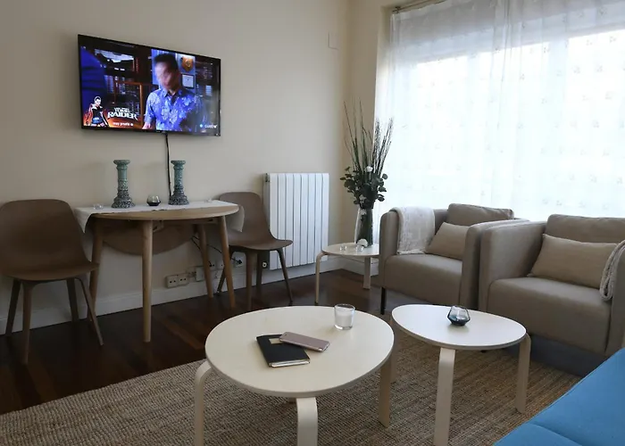 Апартаменти Sobre La Ria De Bilbao, Vistas Excepcionales *